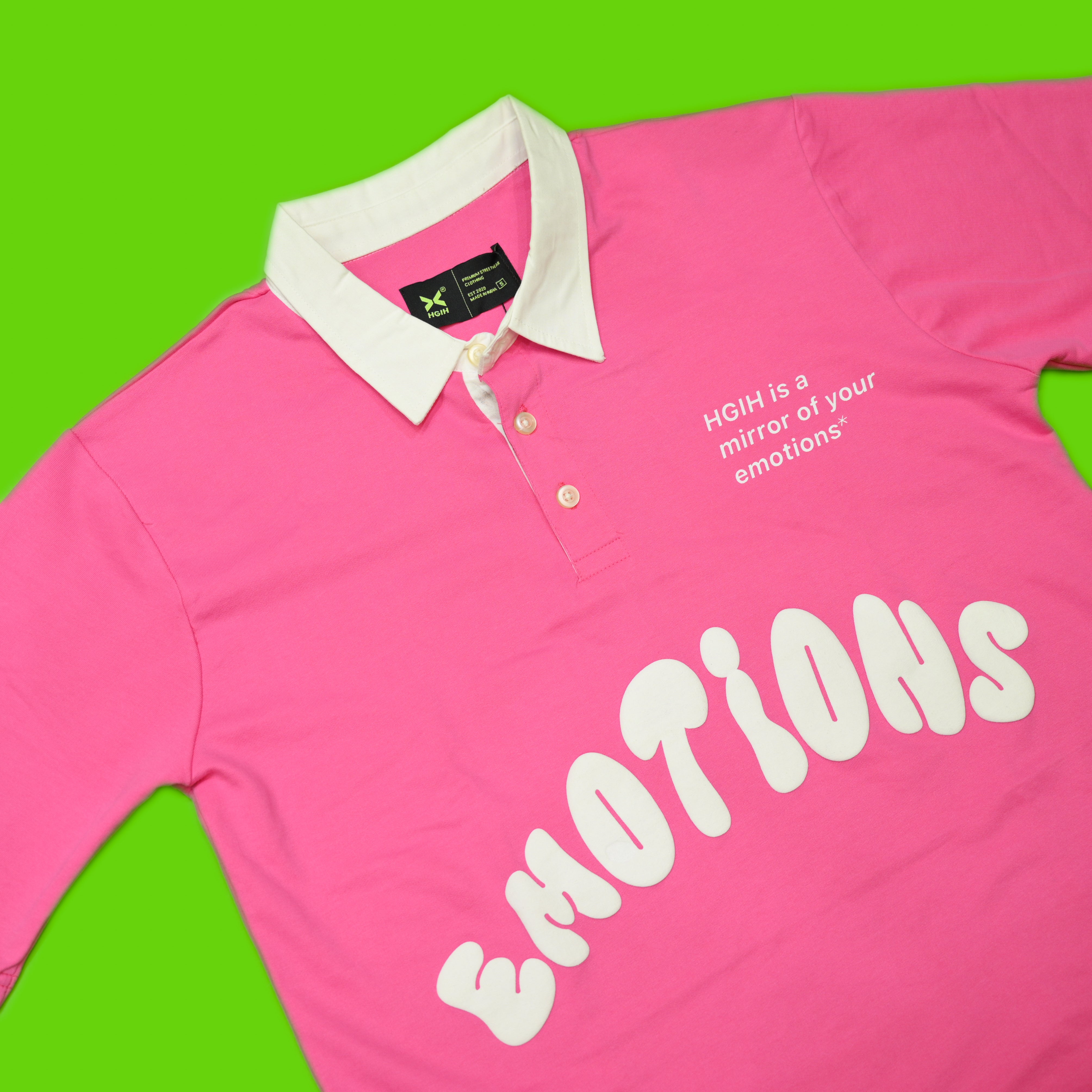 OVERSIZED EMOTIONS POLO TEE